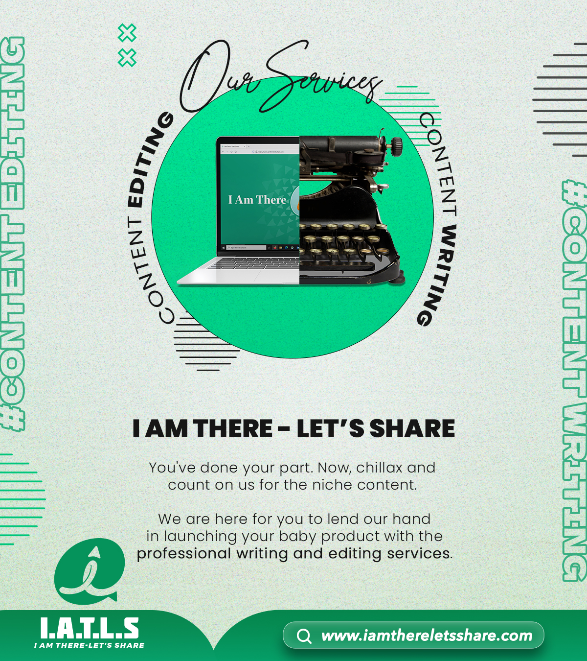 Content Writing with I Am There - Let's Share