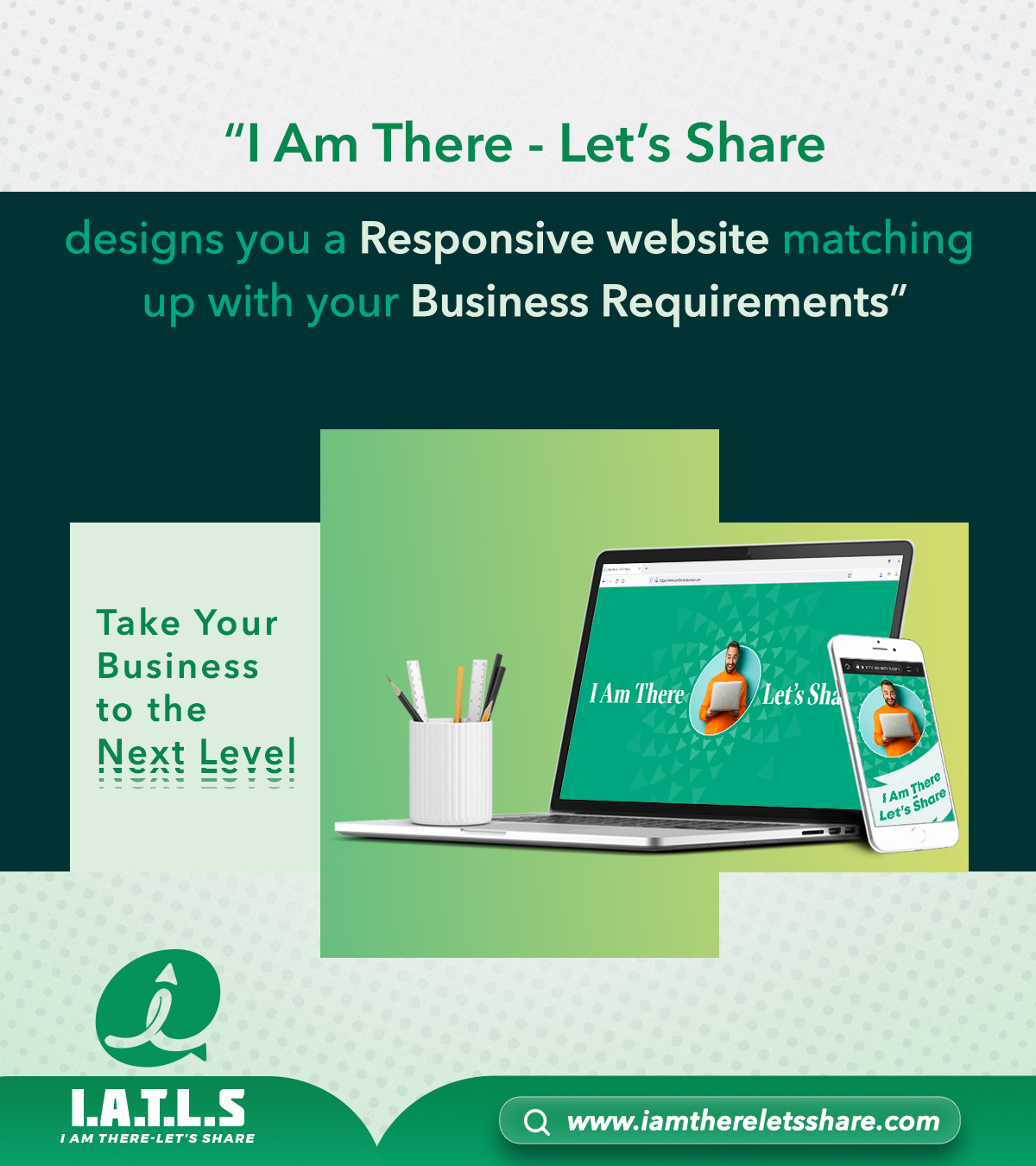 Website Designing with I Am There - Let's Share